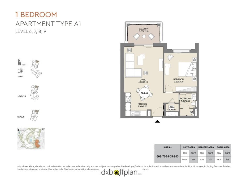 Al-Jazi-Apartments-at-Madinat-Jumeirah-Living-Floor-Plan-images-16