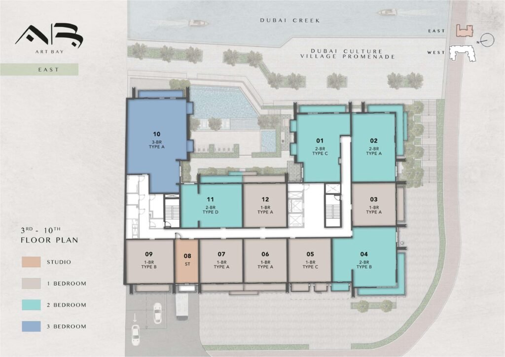 Art-Bay-Apartments-at-Al-Jaddaf-Floor-Plan-images-3